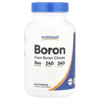 Nutricost, Boron, 5 mg , 240 Kapsul