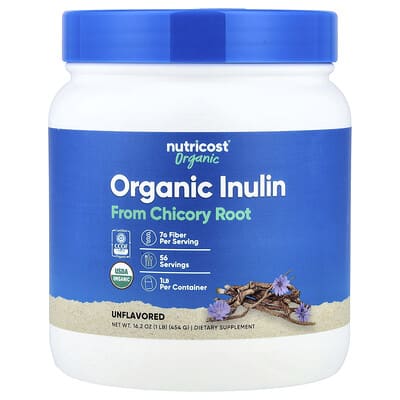 Nutricost, Organic Inulin, Original, 16.2 oz (454 g)