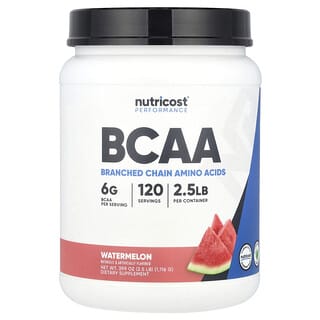 Nutricost, Desempenho, BCAA, Melancia, 2,4 lb (1.080 g)