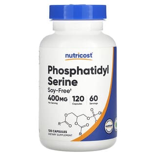 Nutricost, Phosphatidylsérine, 200 mg, 120 capsules