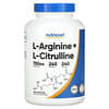 L-Arginine + L-Citrulline, 240 Capsules