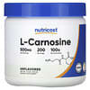 L-carnosina, sin sabor`` 100 g (3,5 oz)