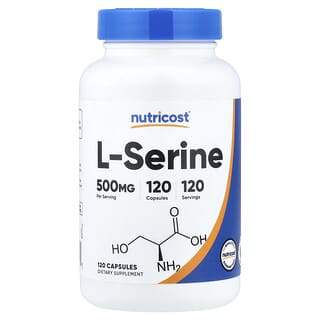 Nutricost, L-Serin, 500 mg, 120 Kapseln