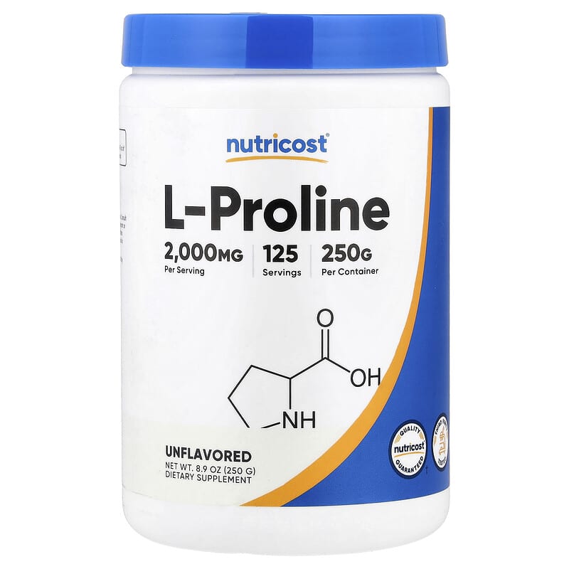 L-プロリン、プレーン、250g
