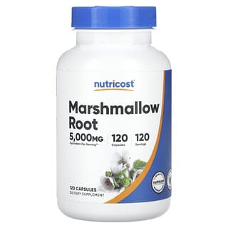Nutricost, Raiz de Marshmallow, 5.000 mg, 120 Cápsulas