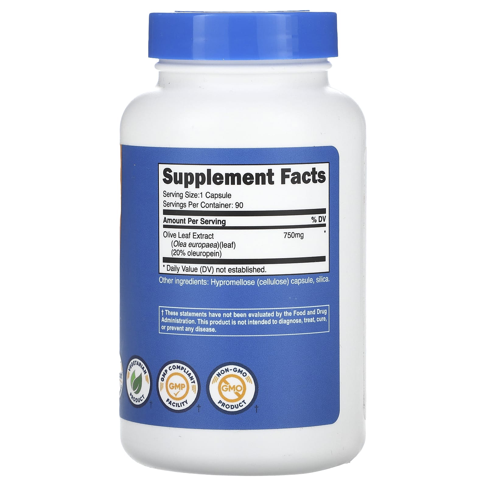 Nutricost Olive Leaf Extract Mg Capsules