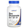 Gluconato de zinc, 50 mg, 120 cápsulas