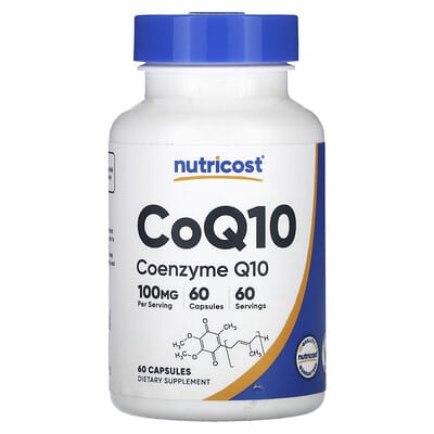 Nutricost, Coenzyme Q10, 100 mg, 60 Capsules