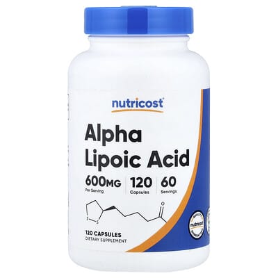 Nutricost, Alpha-Lipoic Acid, 120 Capsules (300 mg Each)