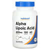 Ácido alfa-lipoico, 600 mg, 120 cápsulas (300 mg por cápsula)