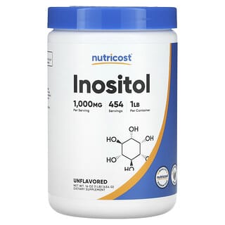 Nutricost, Inositolo, non aromatizzato, 1.000 mg, 454 g