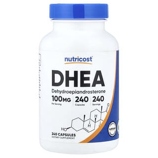 Nutricost, DHEA , 100 mg , 240 Capsules