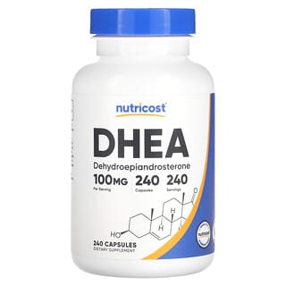 Nutricost, DHEA, 100 mg, 240 Kapseln