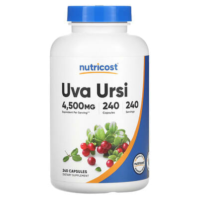 Nutricost, Bearberry, 4500 mg, 240 Capsules