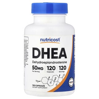 Nutricost, DHEA，50 毫克，120 粒膠囊