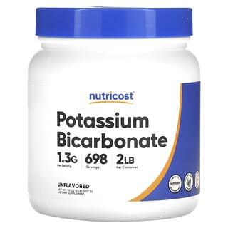 Nutricost, Bicarbonate de potassium, non aromatisé, 907 g