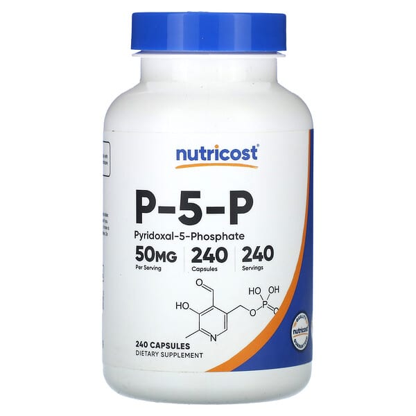 Nutricost‏, P-5-P, 50 mg , 240 Capsules