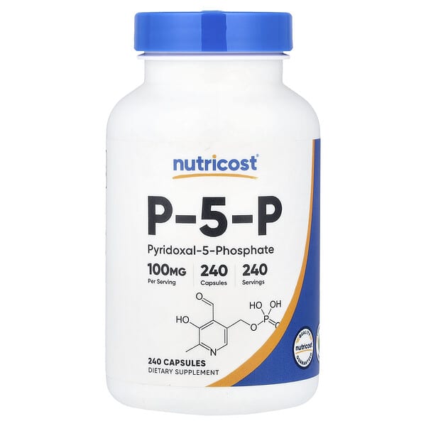 Nutricost P-5-P, 100 mg, 240 Capsules