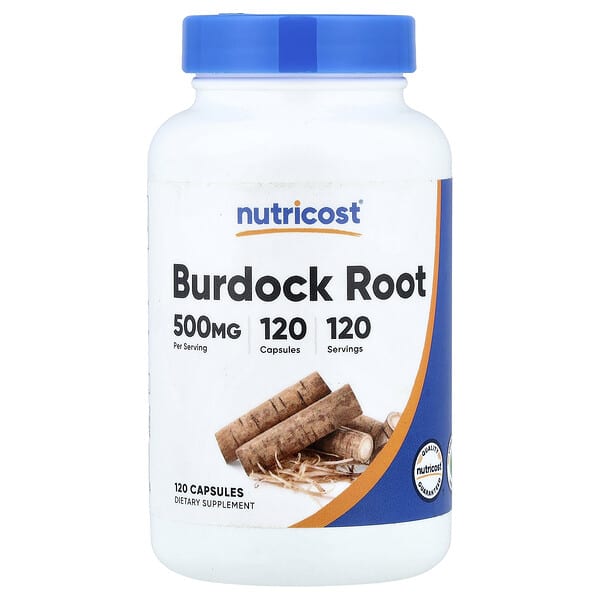 Nutricost, Raiz de Bardana, 500 mg, 120 Cápsulas