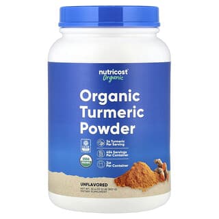 Nutricost, Biologisch kurkumapoeder, ongeflavoreerd, 907 g
