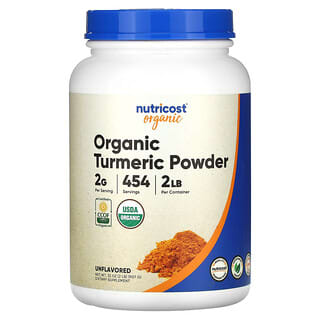 Nutricost, Organic Turmeric Powder, Unflavored, 32 oz (907 g)