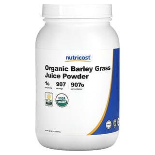 Nutricost, Organic Barley Grass Juice Powder, 32 oz (907 g)
