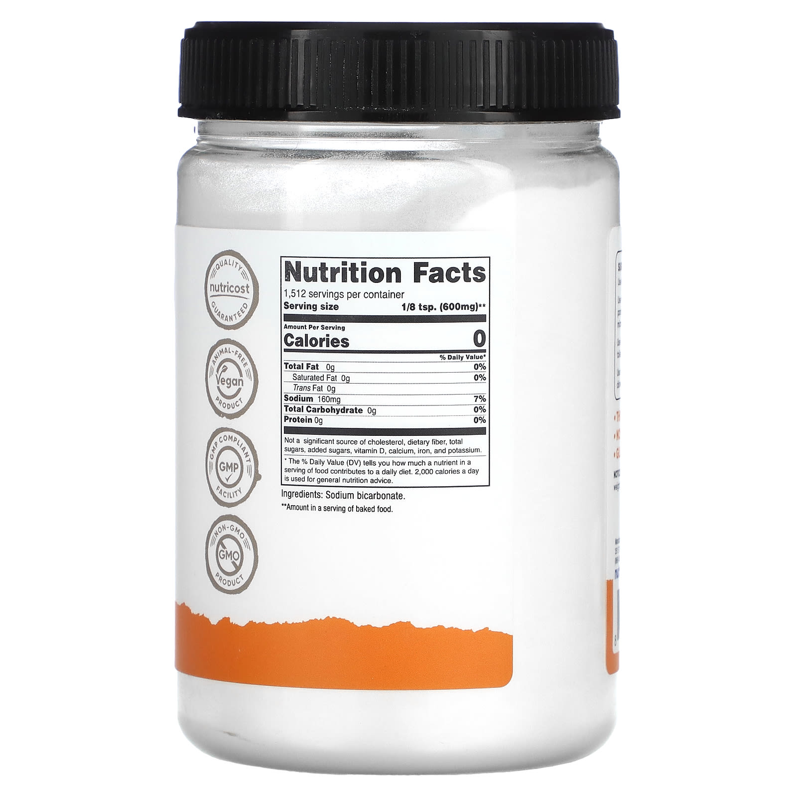 Nutricost Pantry Baking Soda (1 LB) - For Baking, Cleaning, Deodorizing, And More - View #5