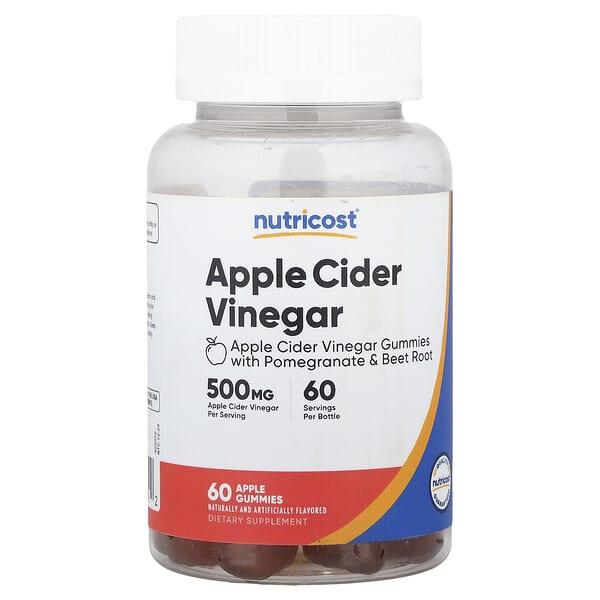 Nutricost, Apple Cider Vinegar Gummies, 60 Gummies