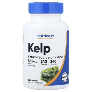 Nutricost, Kelp, 325 mcg, 240 Tablets