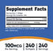 Nutricost, Vitamin K2 MK-7, 100 mcg, 240 Capsules - Image 3