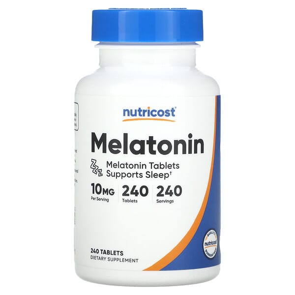 Nutricost Melatonin, 10 mg, 240 Tablets