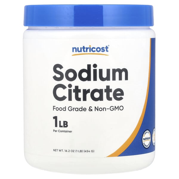 Nutricost, Sodium Citrate, 1 lb  (454 g)