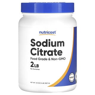 Nutricost, Citrato de sodio`` 907 g (32 oz)