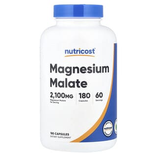 Nutricost, Malate de magnésium, 180 capsules (700 mg par capsule)