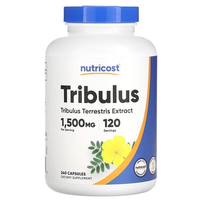 Nutricost, Tribulus Terrestris, 1500 mg, 240 Capsules (750 mg per capsule)