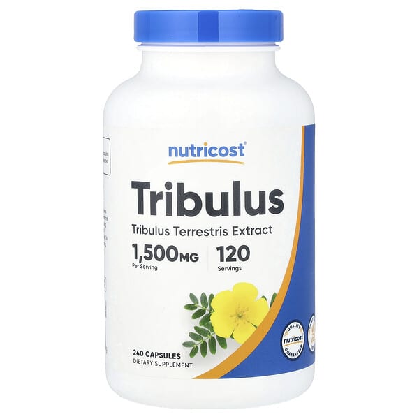 Nutricost, 刺蒺藜，1500 毫克，240 粒膠囊（每粒膠囊 750 毫克）