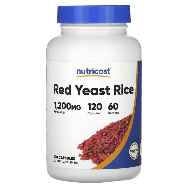 Nutricost Red Yeast Rice, 120 Capsules (600 mg per Capsule)