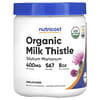 Organic Milk Thistle, Unflavored, 400 mg, 8.1 oz (227 g)