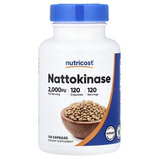 Nutricost, Nattokinaasi, 2000 FU, 120 kapselia