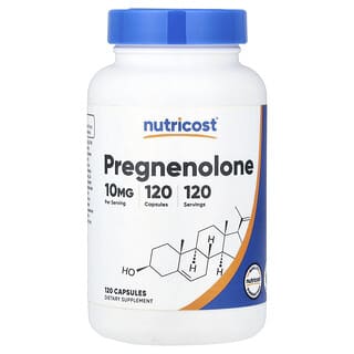 Nutricost, Pregnenolone, 10 mg, 120 Capsules