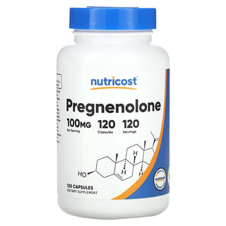 Nutricost, Pregnenolon, 100 mg, 120 Kapseln