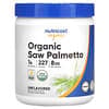 Organic Saw Palmetto, Unflavored, 8 oz (227 g)
