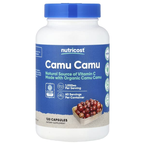 Nutricost, Camu Camu, 120 Capsules — product photo 1