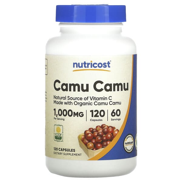 Nutricost Camu Camu, 120 Capsules (500 mg per Capsule)