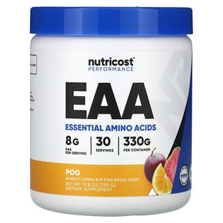 Nutricost, Performance, EAA, органический продукт, 330 г (11,8 унции)