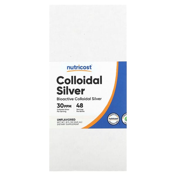 Colloidal Silver, Unflavored, 150 mcg, 8 fl oz (240 ml)