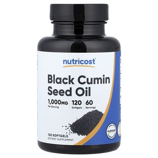 Nutricost, Black Cumin Seed Oil, 120 Softgels (500 mg per Softgel)