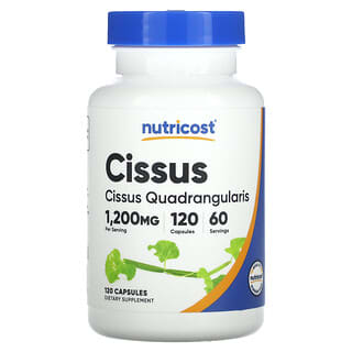 Nutricost, Cissus, 1200 mg, 120 cápsulas (600 mg por cápsula)
