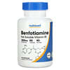 Бенофотиамин, жирорастворимый витамин B1, 300 мг, 90 капсул