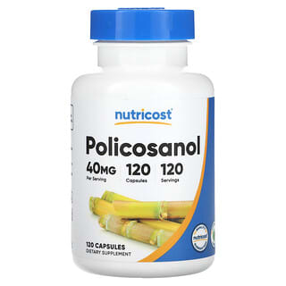Nutricost, Policosanol, 40 mg, 120 Kapseln